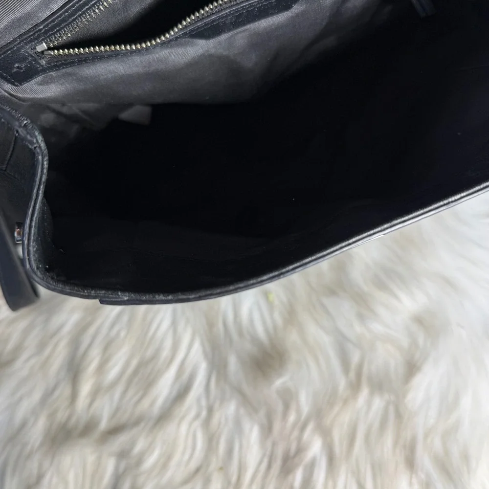 Rag & Bone Walker Black Leather Backpack Tote Bag RB02939-017